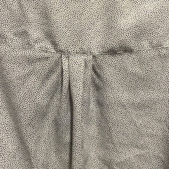 Carolina Belle blouse, S/P, white w/ black dots - Picture 5 of 8